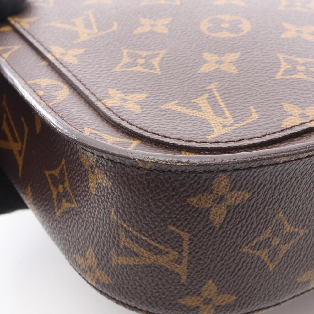 LOUIS VUITTON Authentic Brown Monogram Leather Shoulder Bag - Picture 6 of 10